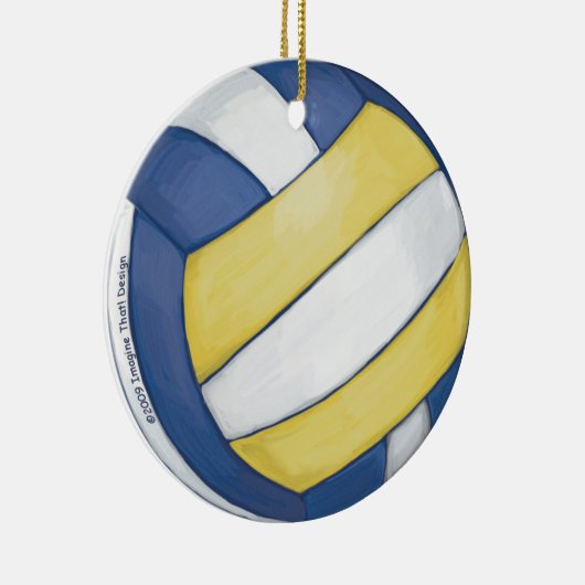 Volleyball Keramisch Ornament (Rechts)