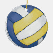 Volleyball Keramisch Ornament (Voorkant)