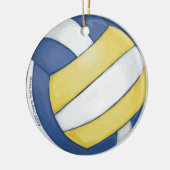 Volleyball Keramisch Ornament (Links)
