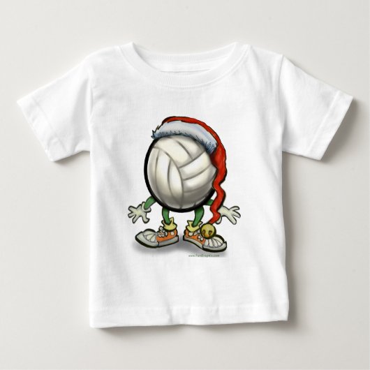 Volleyball Kerstbal (Voorkant)