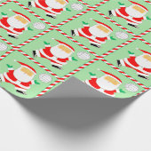 Volleyball Kerstbal Cadeaupapier (Hoek)