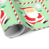 Volleyball Kerstbal Cadeaupapier (Rol Hoek)