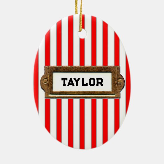 Volleyball Kerstbal Keramisch Ornament (Achterkant)