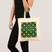 Volleyball Kerstbal Tote Bag (Voorkant (product))