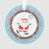 Volleyball-kerstcollectibel Ornament (voorkant)