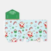 Volleyball Kerstfeestdag Bedankdoosjes (Uitgevouwen)