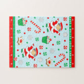 Volleyball Kerstfeestdag Legpuzzel (Horizontaal)