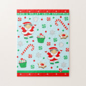 Volleyball Kerstfeestdag Legpuzzel (Verticaal)