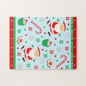 Volleyball Kerstfeestdag Legpuzzel (Horizontaal)