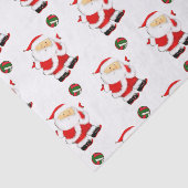 Volleyball Kerstfeestdag Tissuepapier (Detail)