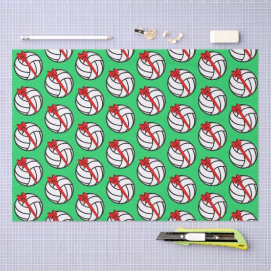 Volleyball-kersttissue Tissuepapier (Craft)