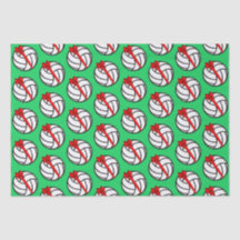 Volleyball-kersttissue