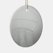 Volleyball-kerstversiering Keramisch Ornament (Rechts)