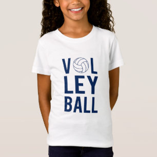 Volleyball Kids Unisex T-shirt (blauw)