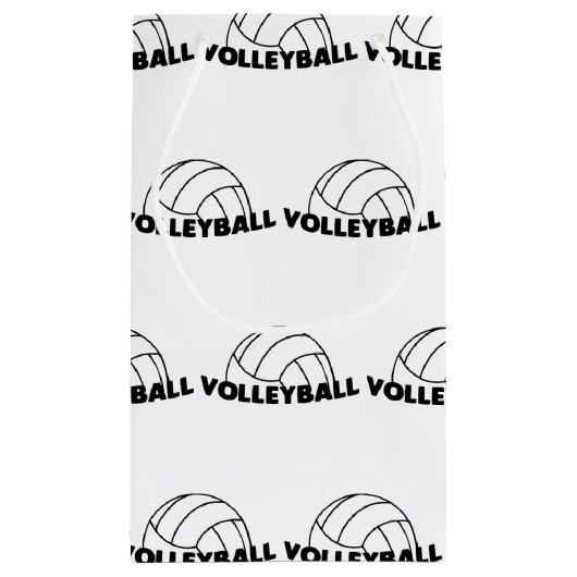 Volleyball Klein Cadeauzakje (Achterkant)