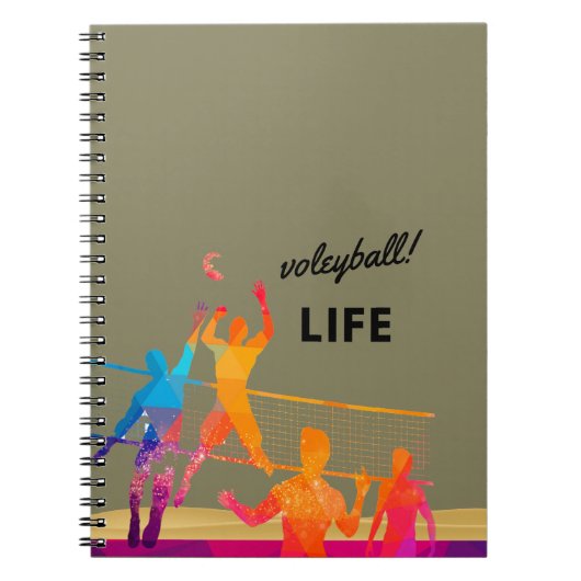Volleyball Laife Notitieboek (Voorkant)