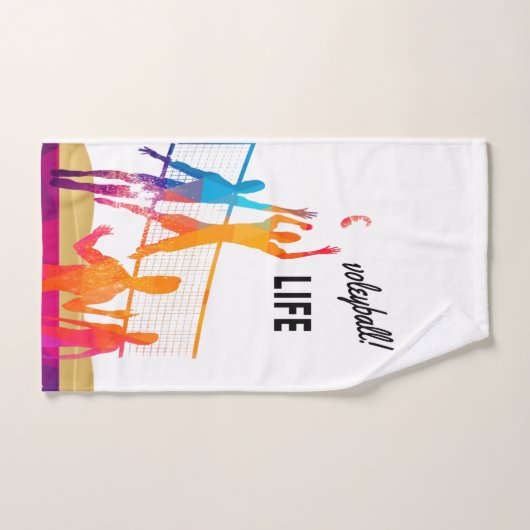 Volleyball Life Bad Handdoek (Handdoek)