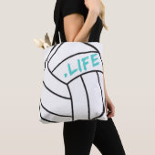 Volleyball Life Canvas tas (Dichtbij)