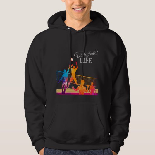 Volleyball Life Hoodie (Voorkant)