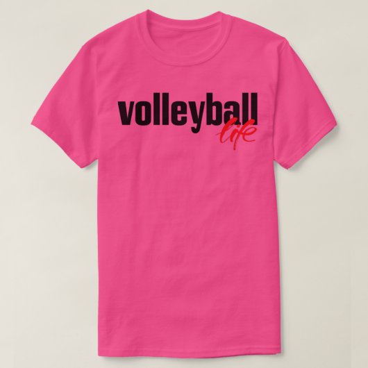 Volleyball Life T-shirt (Design voorkant)