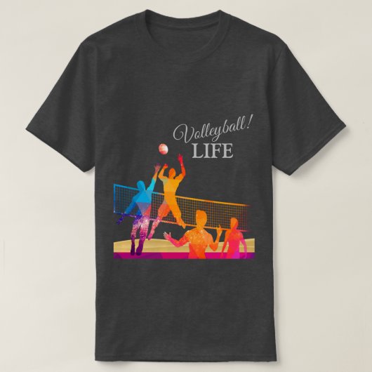 Volleyball Life T-shirt (Design voorkant)