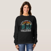 Volleyball Live Love Play Volleyball 1 Trui (Voorkant volledig)