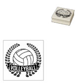 Volleyball Logo Rubberstempel (Gestempeld)