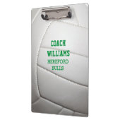 Volleyball look gepersonaliseerd klembord (Links)