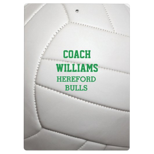 Volleyball look gepersonaliseerd klembord