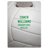 Volleyball look gepersonaliseerd klembord (Voorkant)