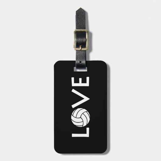 Volleyball Love Bagagelabel (Voorkant verticaal)