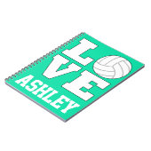 Volleyball Love for Volleyball Players and Fans Notitieboek (Linkerzijde)