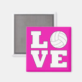 Volleyball LOVE Fridge Magnet (Voorkant / Achterkant)