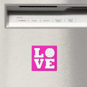 Volleyball LOVE Fridge Magnet (Insitu (Vaatwasser))