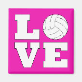 Volleyball LOVE Fridge Magnet (Voorkant)