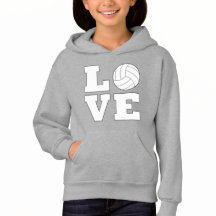 Volleyball Love Girl's Sweathshirt