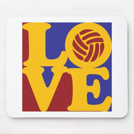 Volleyball Love Muismat (Voorkant)