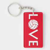Volleyball Love Sleutelhanger (Voorkant)