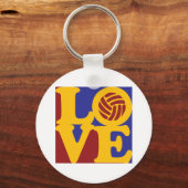 Volleyball Love Sleutelhanger (Voorkant)