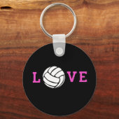 Volleyball Love Sleutelhanger (Voorkant)
