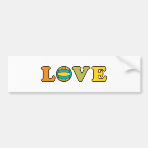 Volleyball Love Sport Bumpersticker