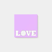 Volleyball LOVE Sportcoach of Player-desktop Post-it® Notes (Voorkant)