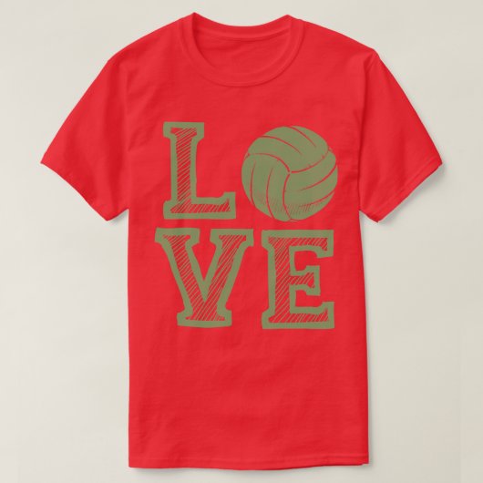 Volleyball Lover 2 T-shirt (Design voorkant)