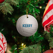 Volleyball Lover Personalized Ornament