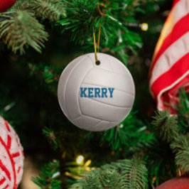 Volleyball Lover Personalized Ornament