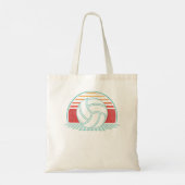 Volleyball Lover Retro 80s Style Player 68 Tote Bag (Achterkant)