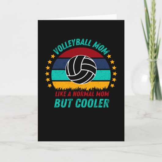 Volleyball Ma - Cool Moederdag Gift Kaart (Voorkant)