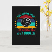 Volleyball Ma - Cool Moederdag Gift Kaart (Gele Bloem)