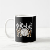 Volleyball Ma Leopard Fun Ball Mam Moederdag G Koffiemok (Links)