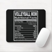 Volleyball Ma Nutritional Facts Muismat (Met muis)